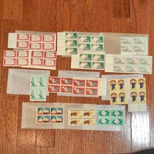 USPS 5 Cent US States and New York Bridges/Canals Stamp Bundle 57 Stamps